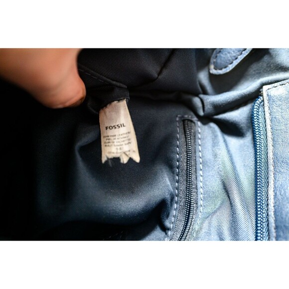 Fossil Camilla Leather Convertible Small Backpack crossbody purse patchwork bag - Picture 11 of 14